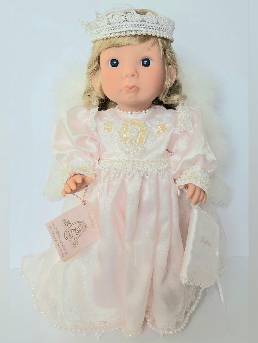 LEE MIDDLETON FAITH 14" VINYL DOLL WITH TAG FROM FAITH, HOPE AND LOVE SERIES